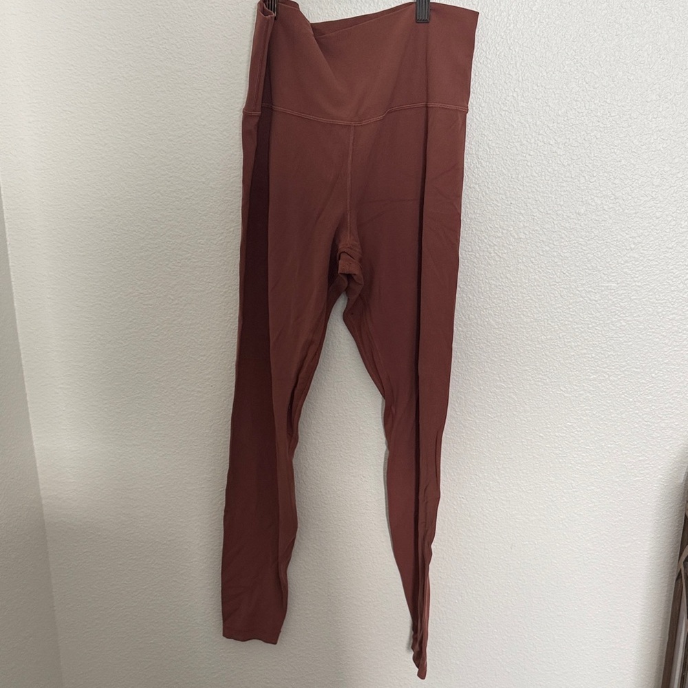 Lululemon High-Rise Rust Leggings